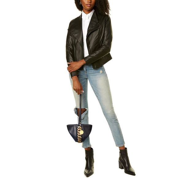 Stella Mccartney Chunky Chain Bucket Bag, Black - Picture 4 of 4